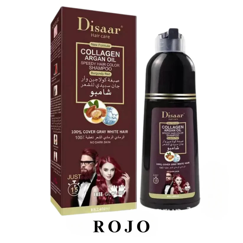 Shampoo Disaar® – Fórmula 100% Natural que Cubre las Canas al Instante