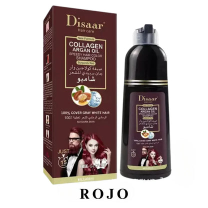 Shampoo Disaar® – Fórmula 100% Natural que Cubre las Canas al Instante