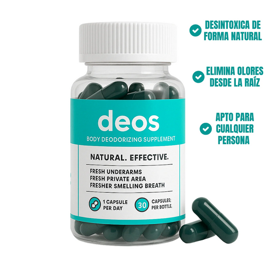 DEOS® DESODORANTE CORPORAL EN CÁPSULAS