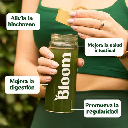 BLOOM JUGO VERDE | PARA DESHINCHARTE Y SENTIRTE LIGERA 🍃